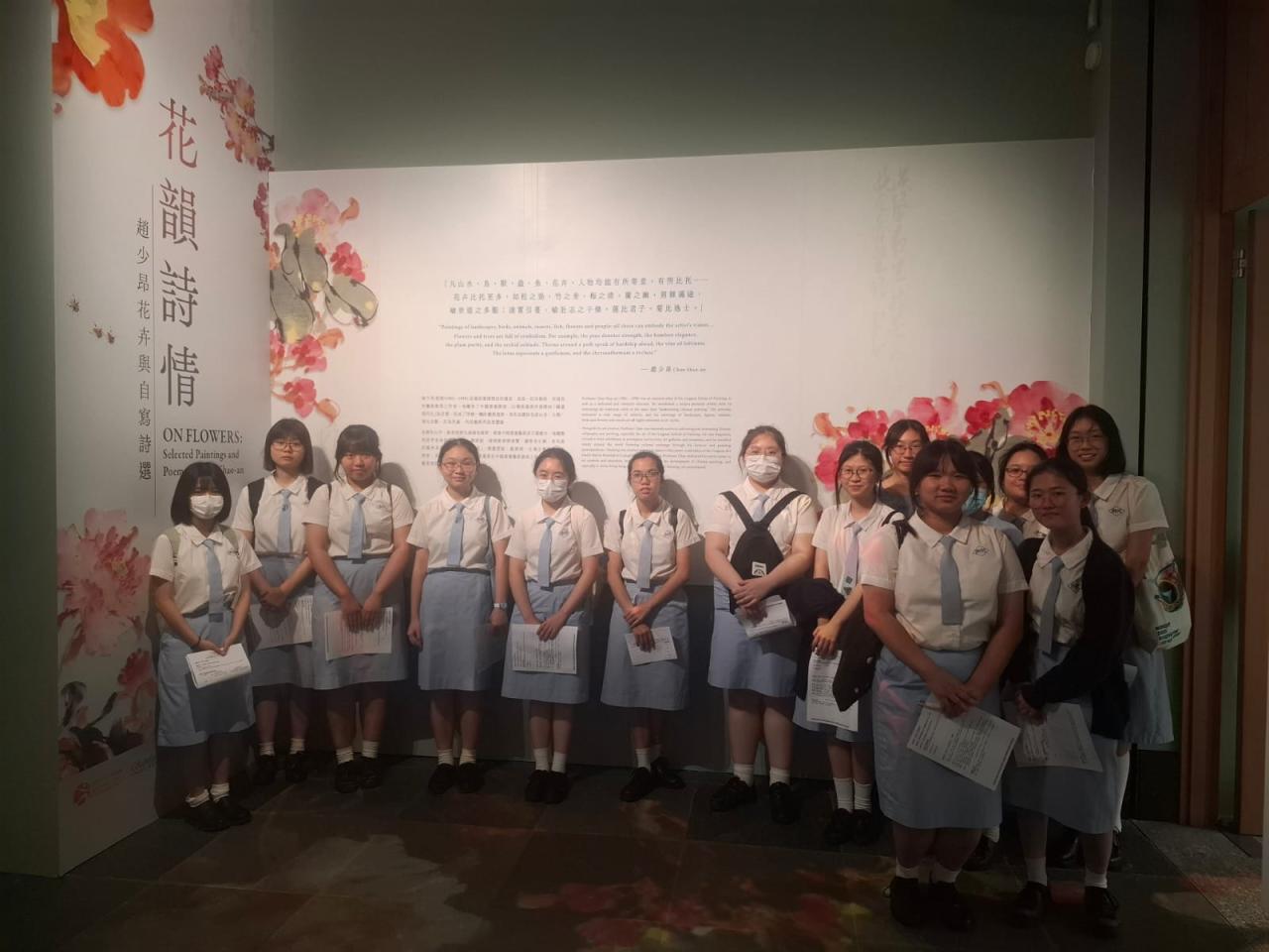 參觀香港文化博物館花韻詩情展覽