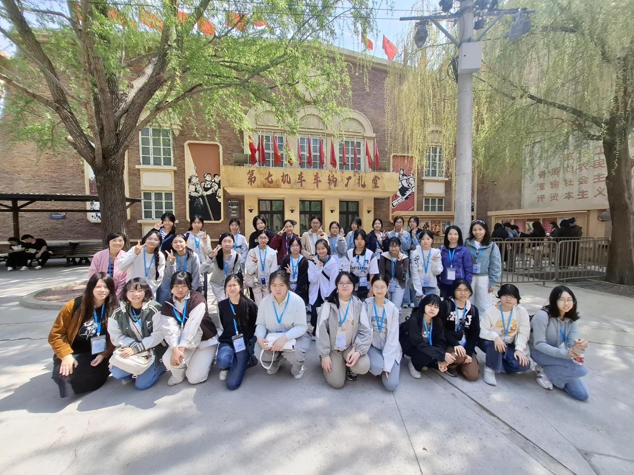 Group photo after watching the immersive theatre performance.