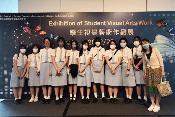 21/6/2023高中學生參觀展覽――「學生視覺藝術作品展」