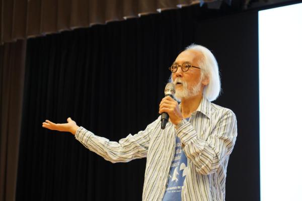 22/9/2023視藝科邀請了退休藝術教師暨藝術家楊秀卓先生主講「以藝術設計思維實踐人文關懷」，演說發人深省。