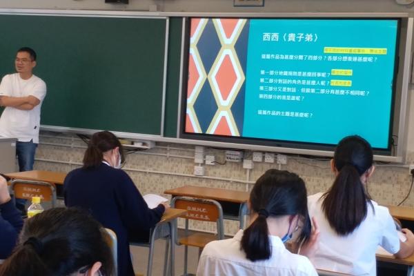 邀請作家徐卓賢先生到校舉辦文學創作班